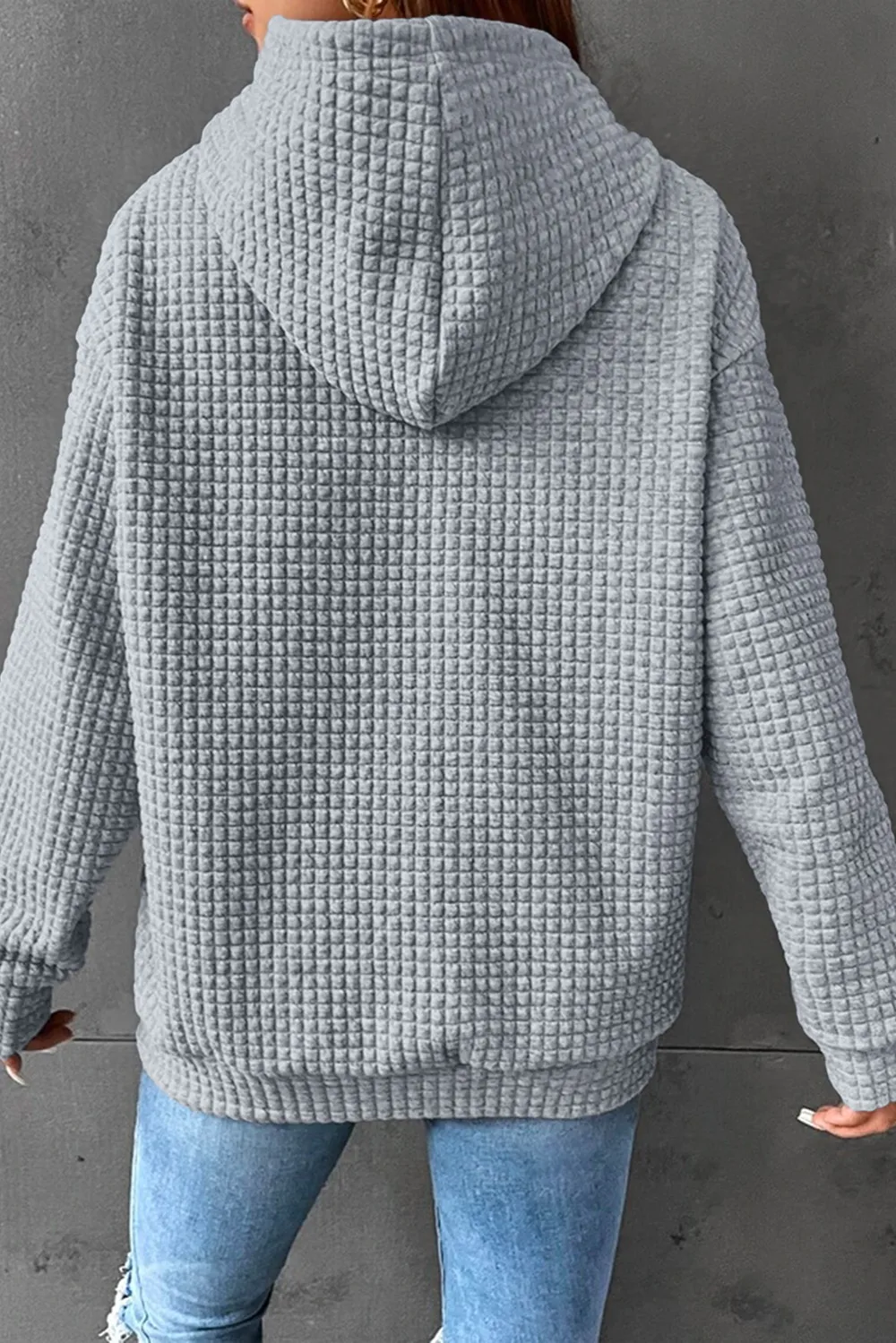 Pumpkin Face Graphic Drawstring Hoodie with Pocket, image 2