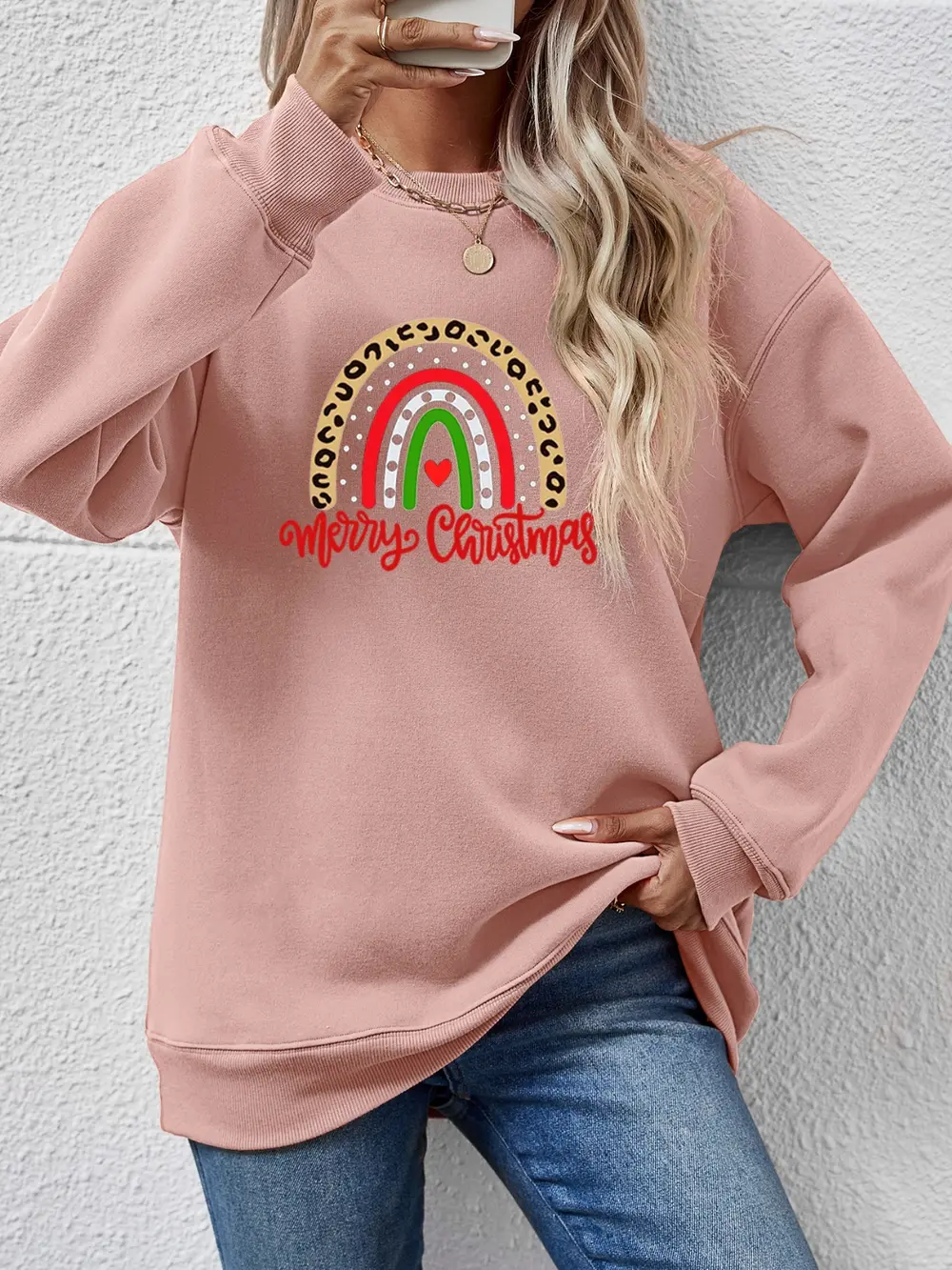 MERRY CHRISTMAS Graphic Sweatshirt, image 11