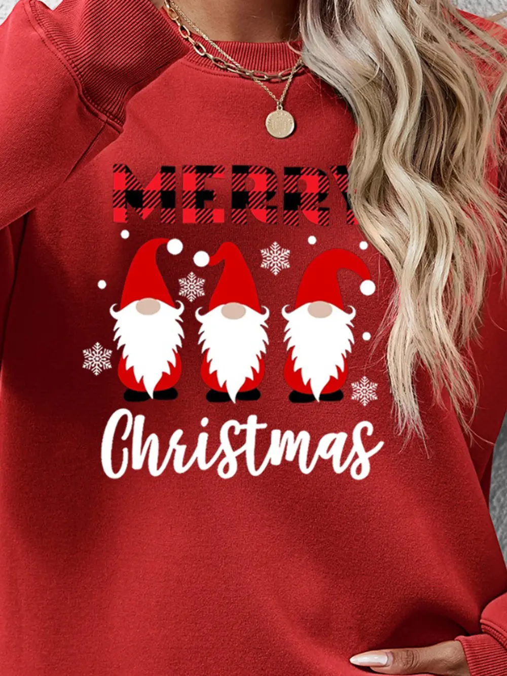 MERRY CHRISTMAS Long Sleeve Sweatshirt, image 8