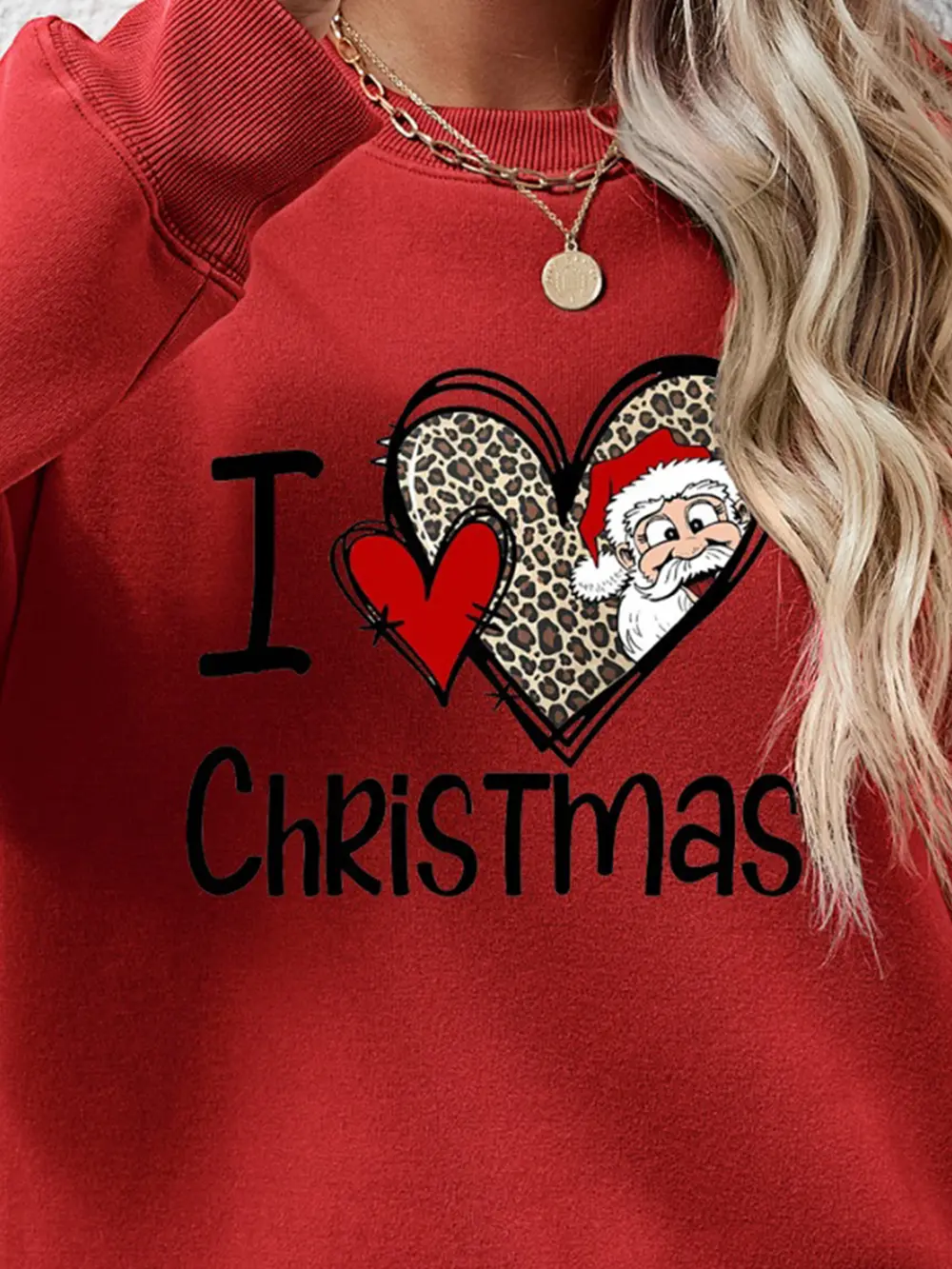 CHRISTMAS Graphic Round Neck Sweatshirt, image 9