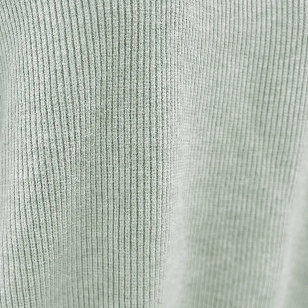 Round Neck Drop Shoulder Slit Sweater, image 4