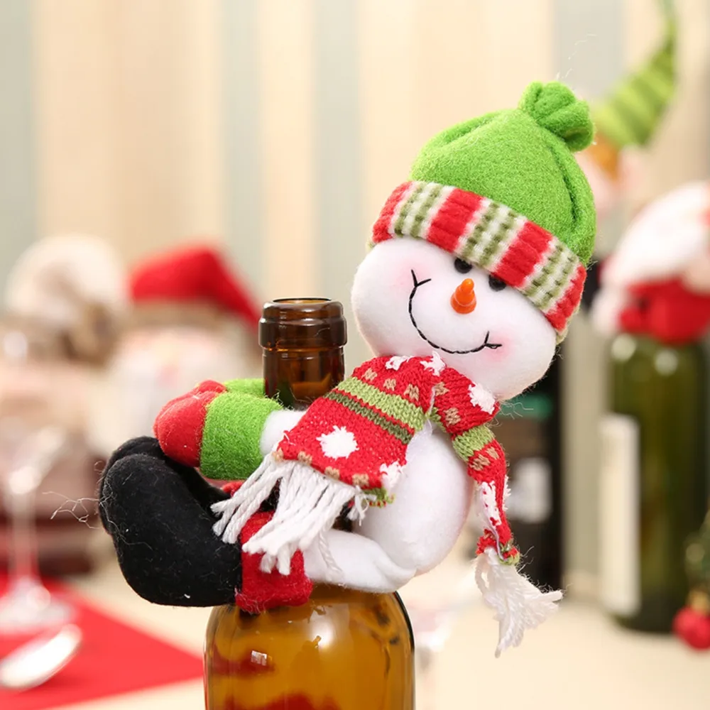 Christmas Gnome Wine Bottle Decoration, image 3