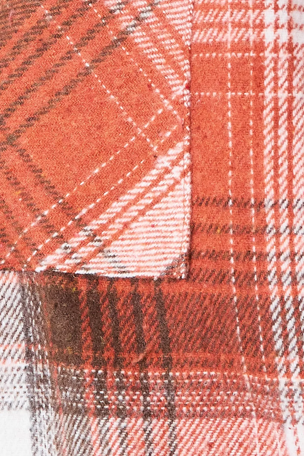 Plaid Collared Neck Long Sleeve Shirt, image 2