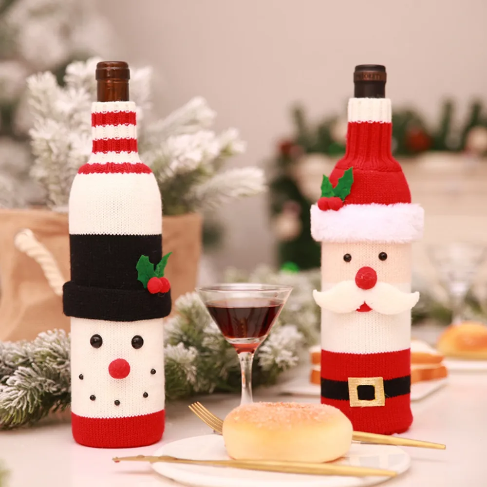 Christmas Wine Bottle Cover, image 2