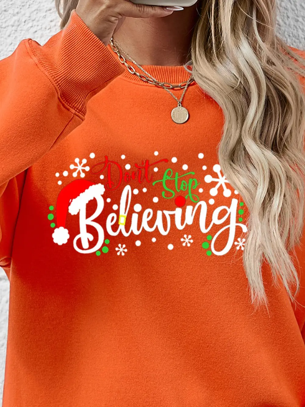 Letter Graphic Long Sleeve Sweatshirt, image 23