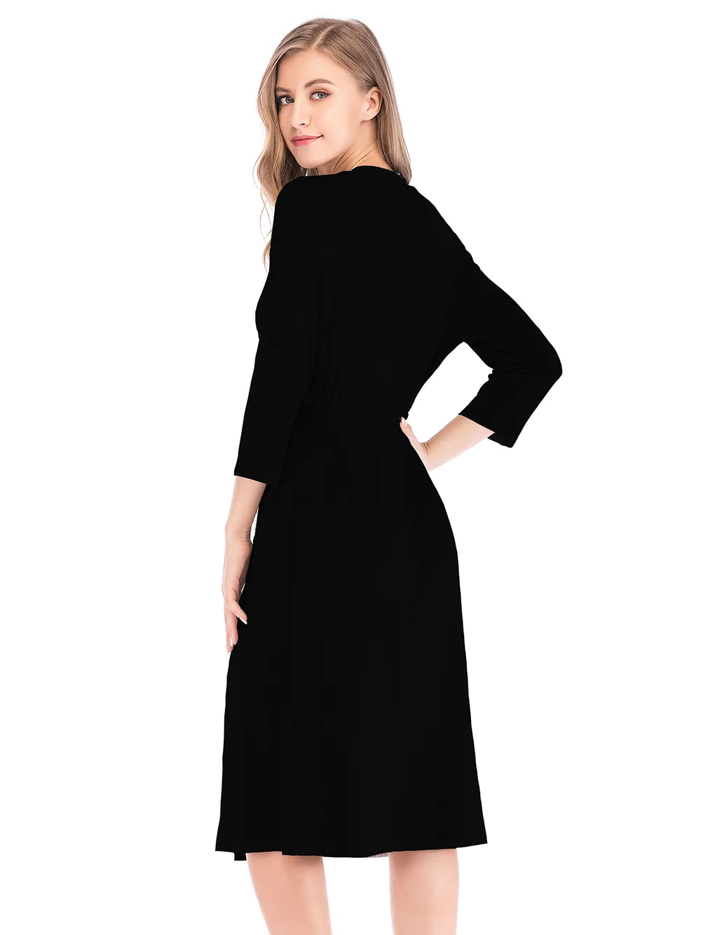 Plunge Tie Front Night Dress, image 2