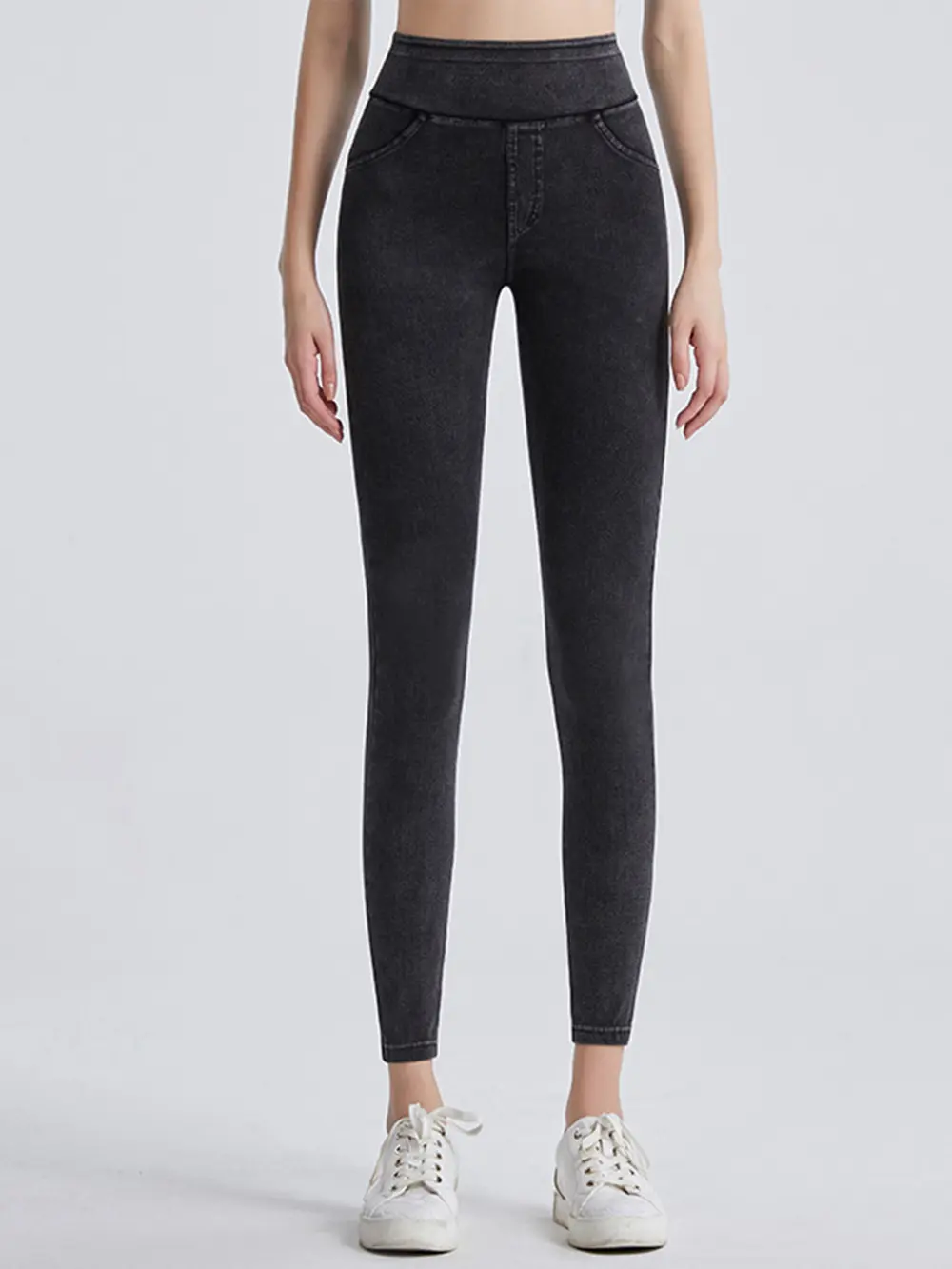 Wide Waistband Sports Leggings, image 2