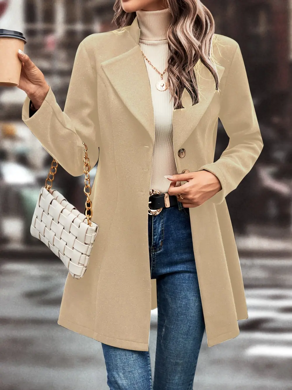 Button Up Longline Coat, image 9
