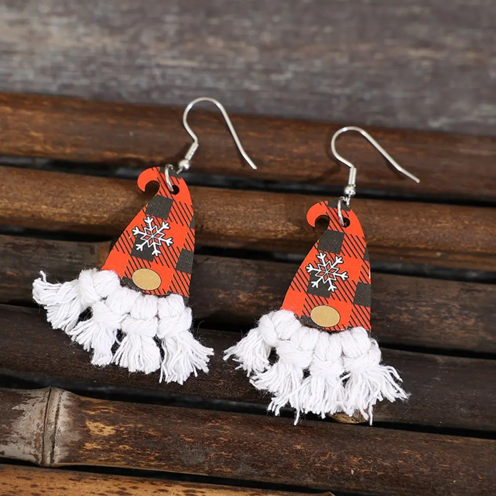 Xylem Pointed Hat Tassel Earrings, image 2