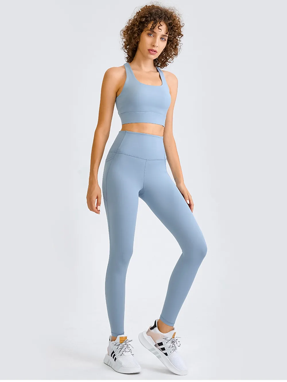 Square Neck Racerback Cropped Tank, image 2