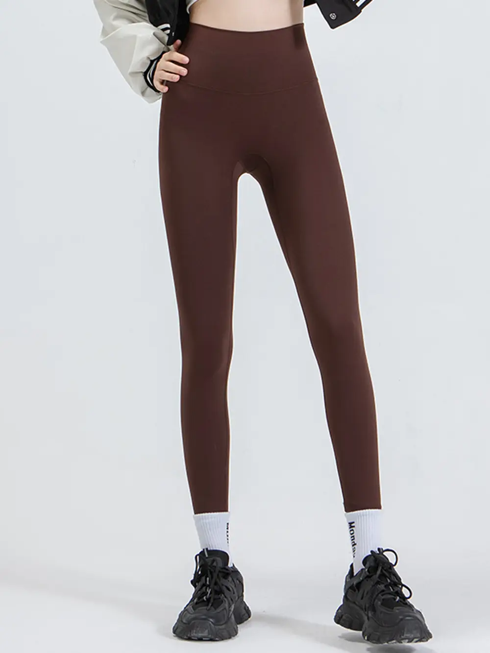 Wide Waistband Sports Leggings, image 3