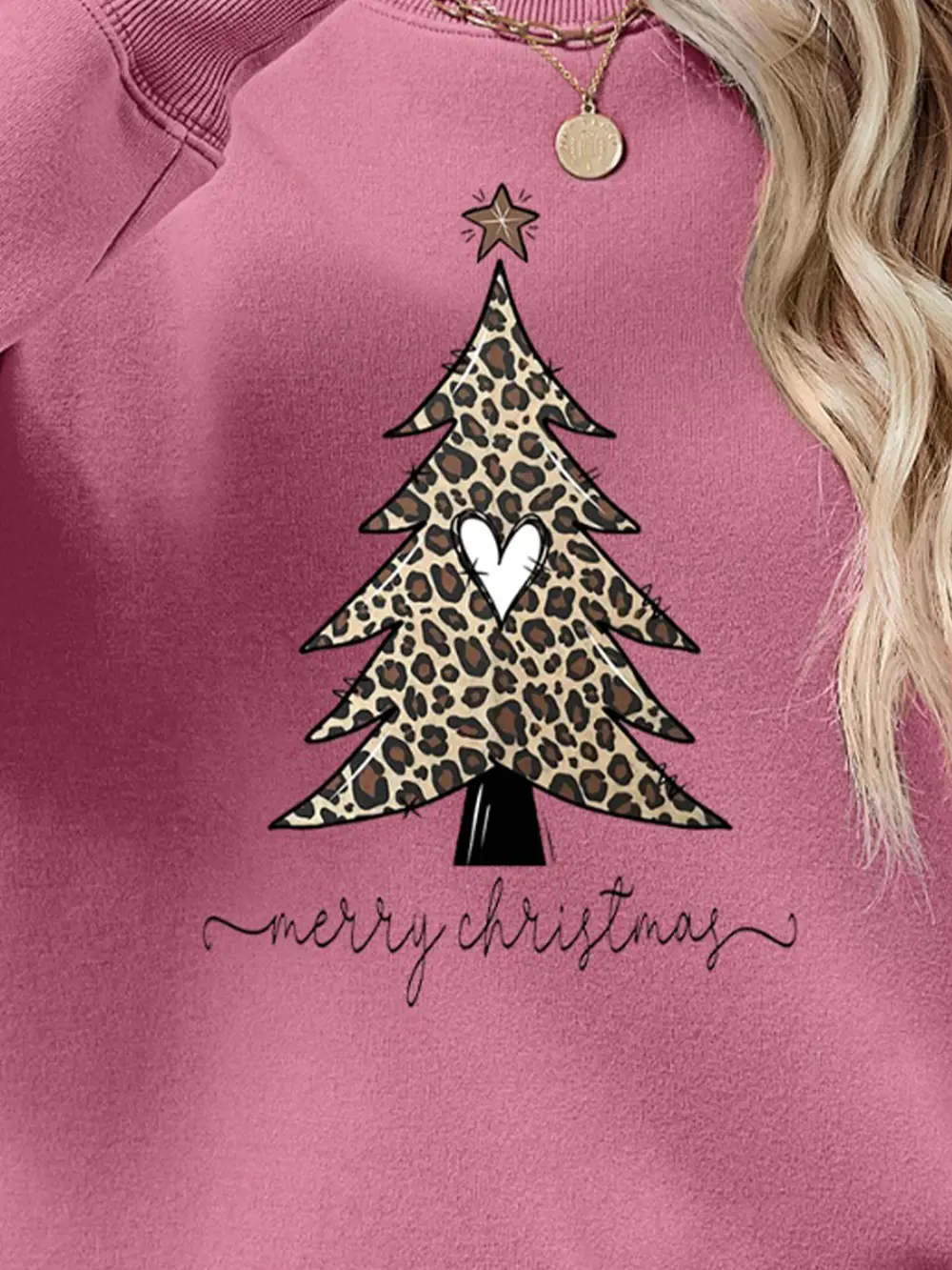 Christmas Tree Graphic Long Sleeve Sweatshirt, image 14