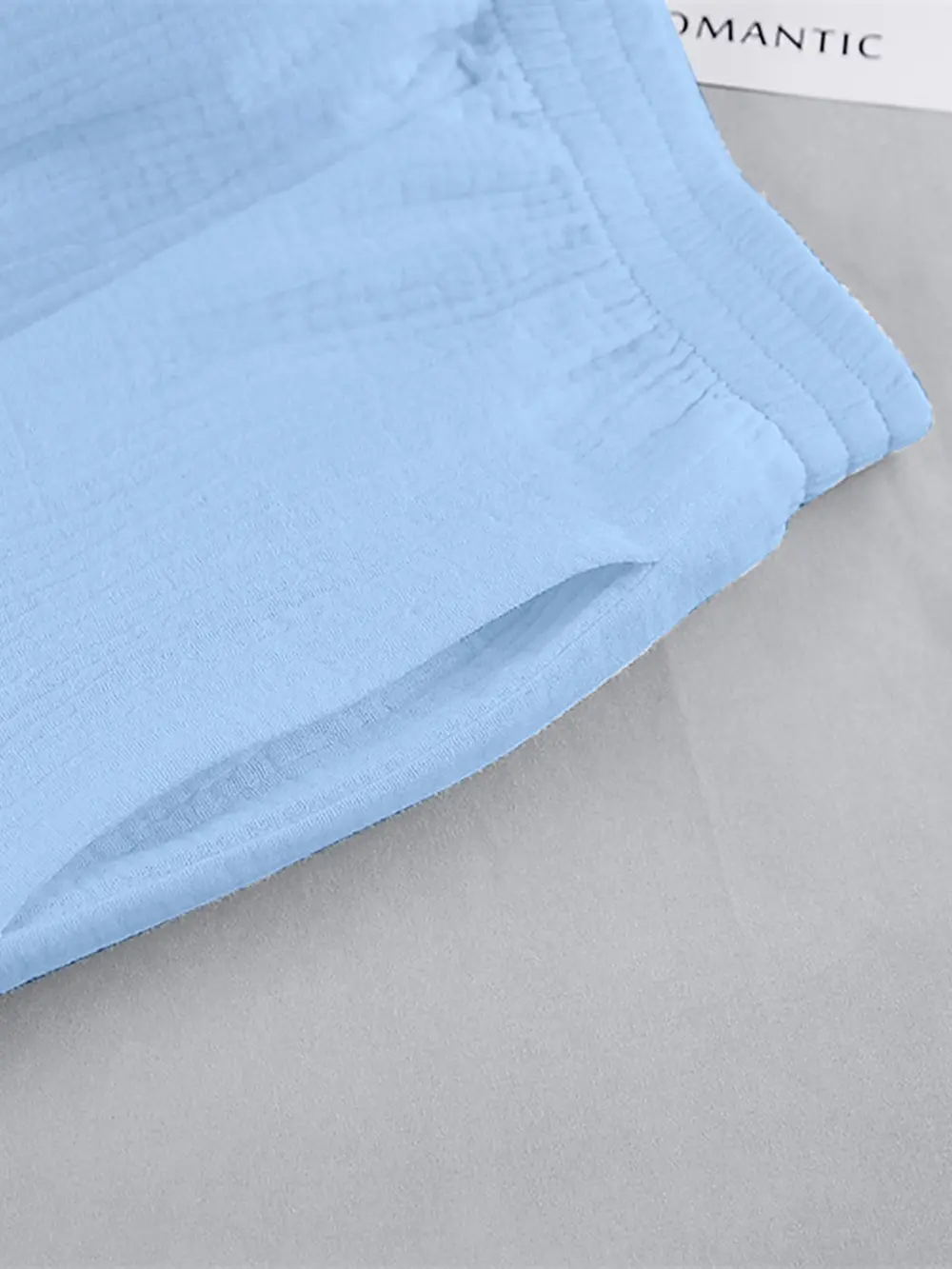 Texture Button Up Long Sleeve Shirt and Pants Set, image 6
