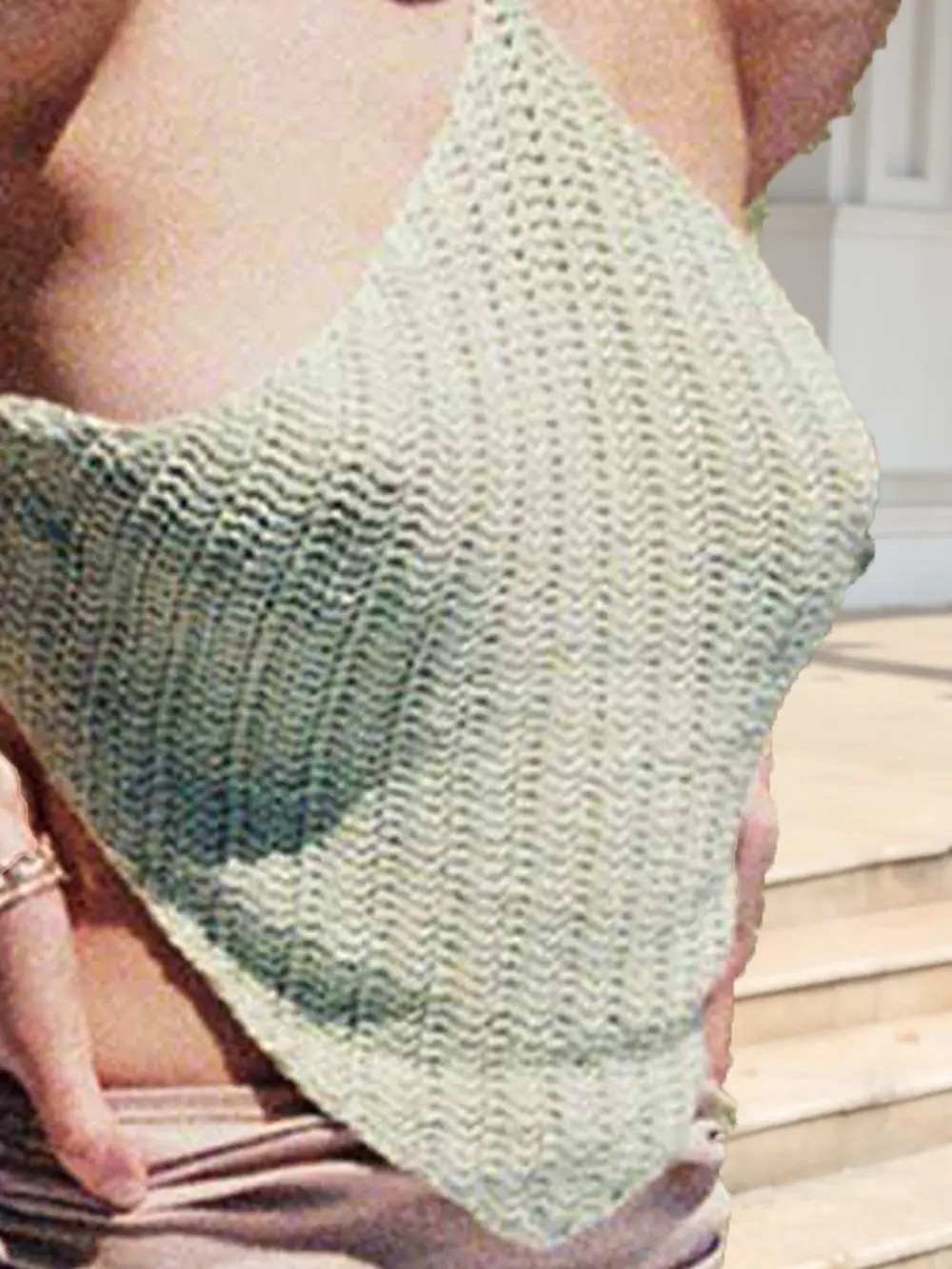 Tie Back Sleeveless Tank Top, image 3