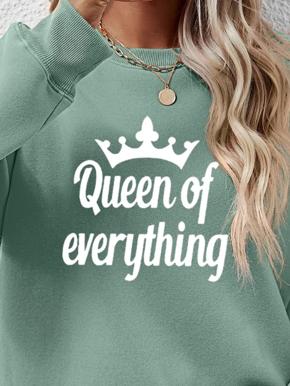 QUEEN OF EVERYTHING Round Neck Sweatshirt, image 18