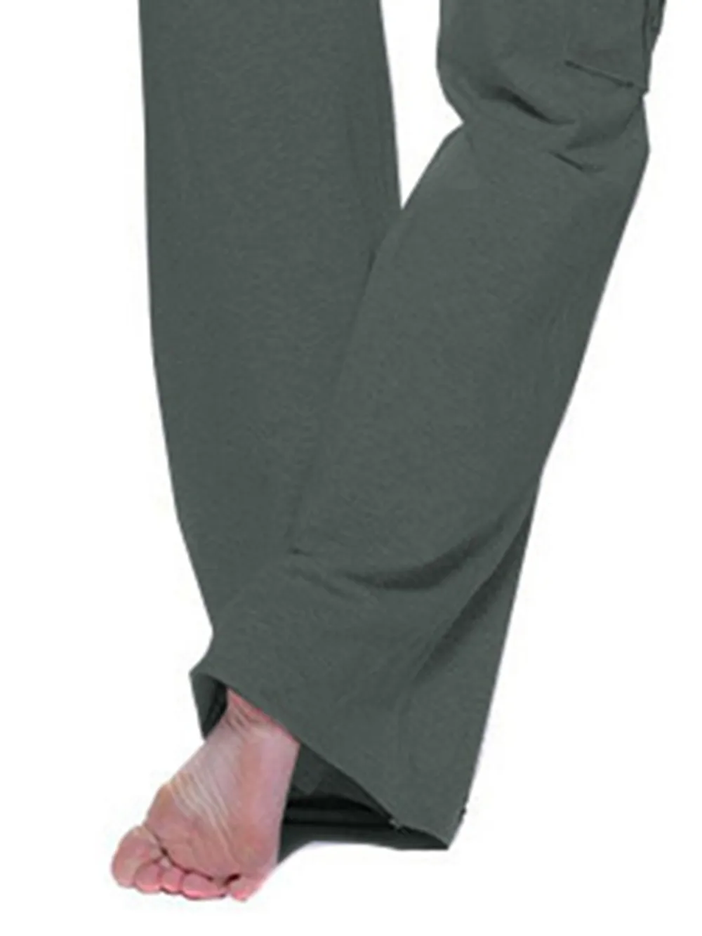 Mid Waist Pants with Pockets, image 9