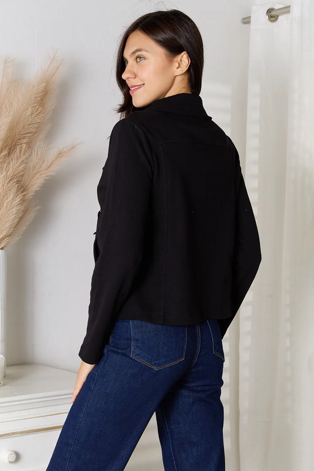 Full Size Zip-Up Jacket with Pockets, image 2