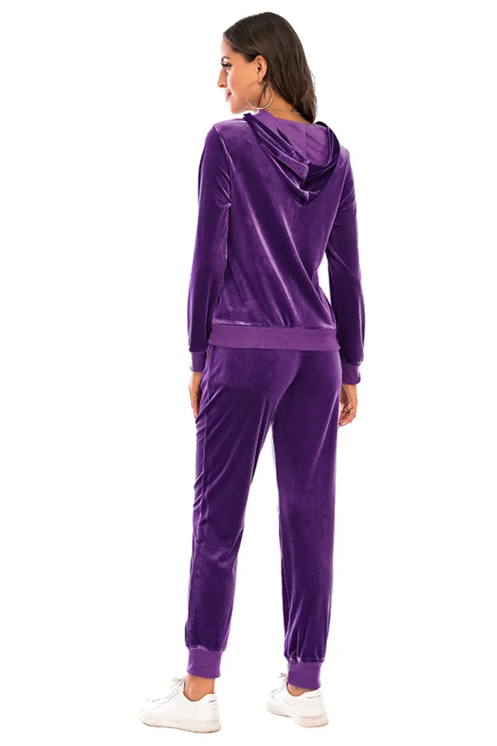 Zip-Up Hooded Jacket and Pants Set, image 26