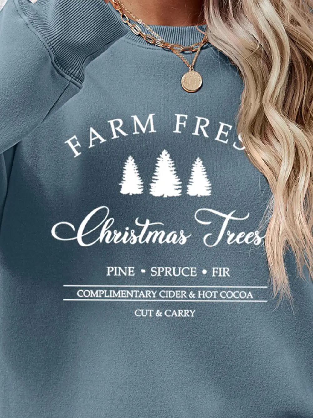 Graphic Round Neck Dropped Shoulder Sweatshirt, image 14