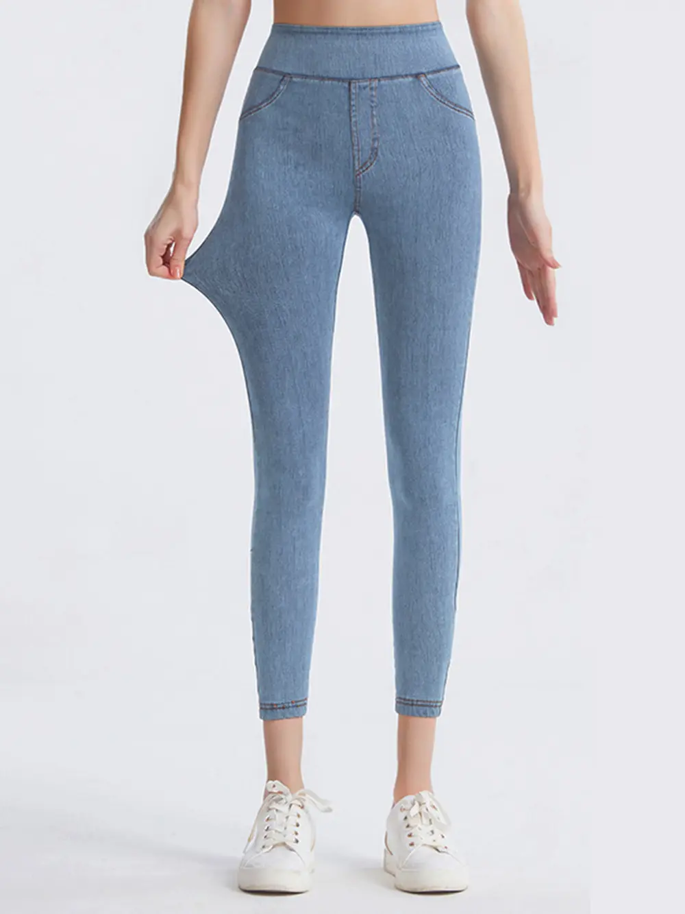 Wide Waistband Sports Leggings, image 3