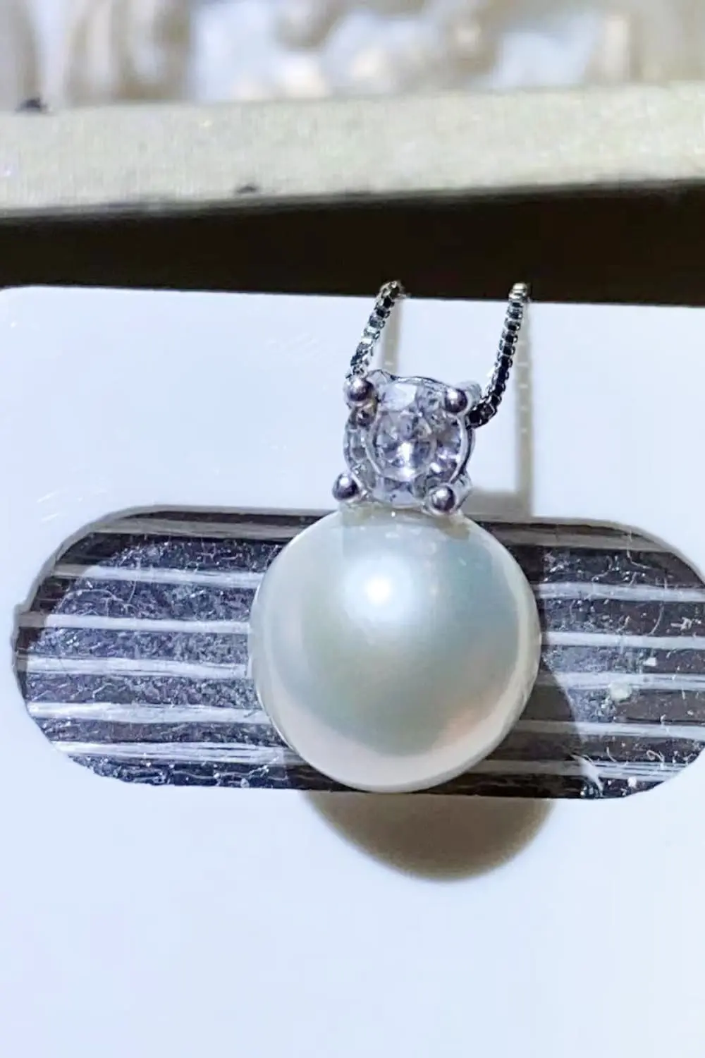 Freshwater Pearl 925 Sterling Silver Necklace, image 5