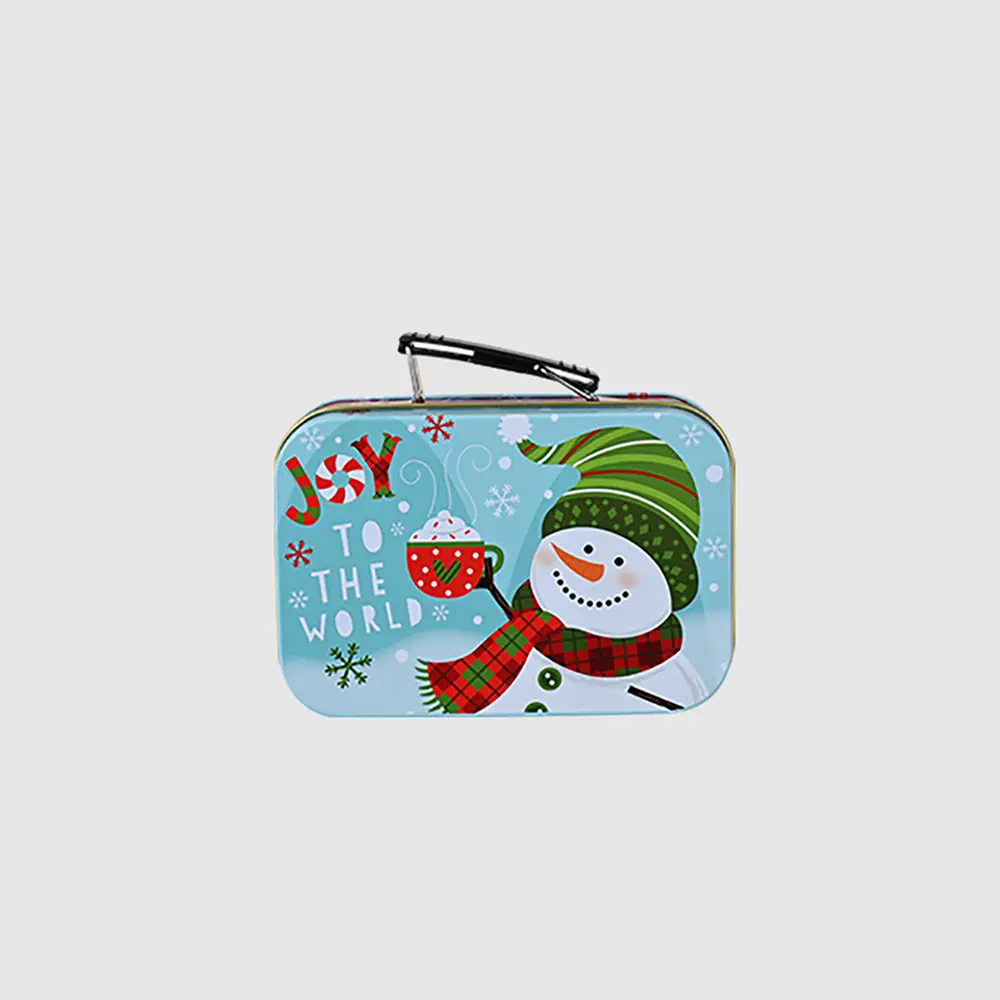 Random 1-Piece Christmas Tinplate Box, image 4