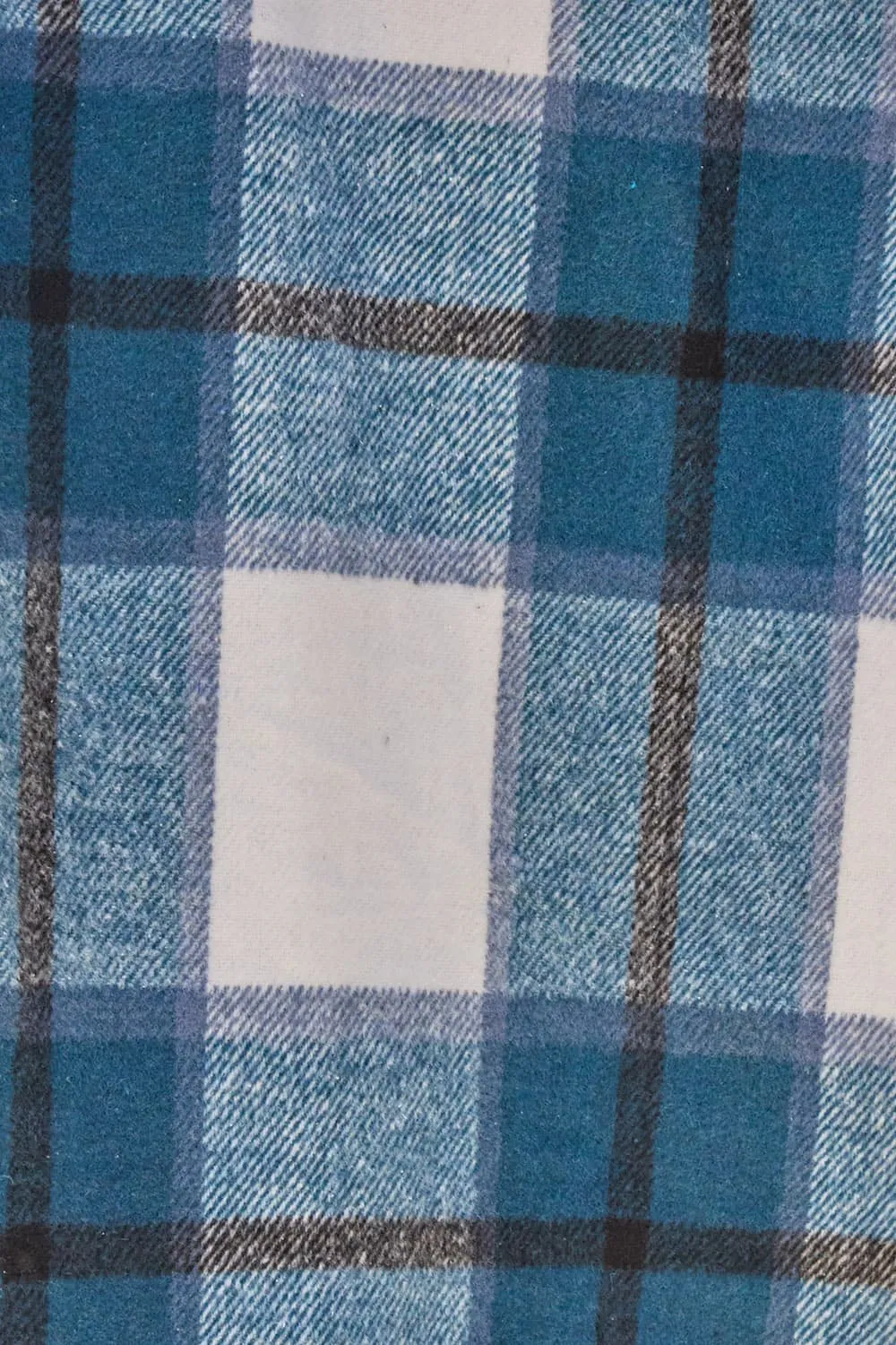 Full Size Plaid Button Up Lapel Collar Coat, image 4