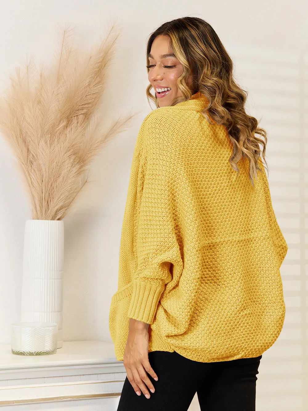 Open Front Cardigan with Pockets, image 8