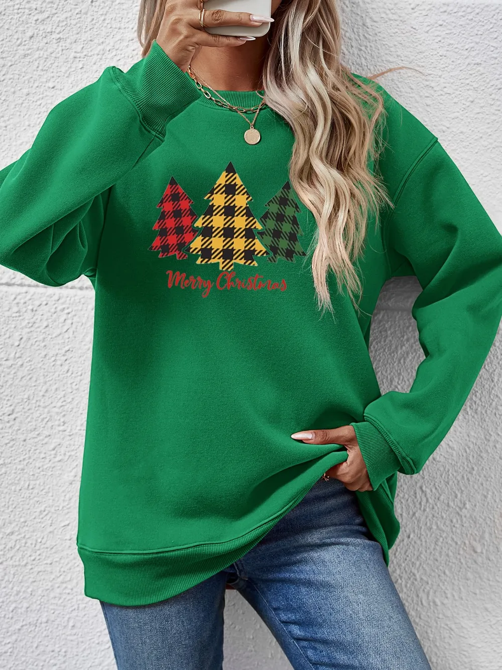 MERRY CHRISTMAS Dropped Shoulder Sweatshirt, image 22