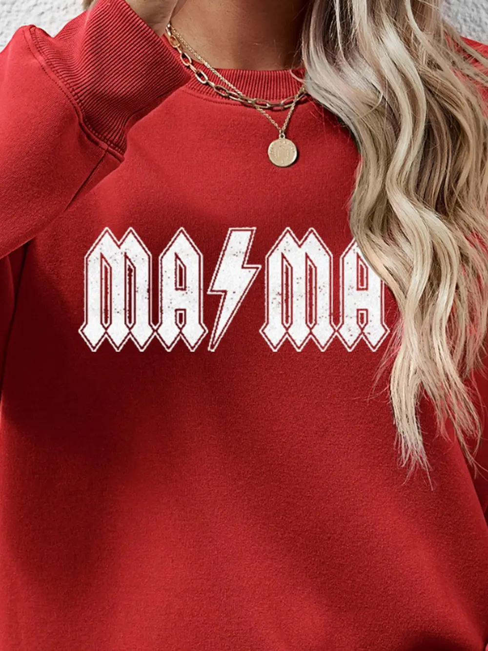 Letter Graphic Dropped Shoulder Sweatshirt, image 6