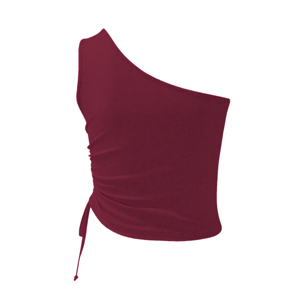 One Shoulder Tie Detail Cami, image 3
