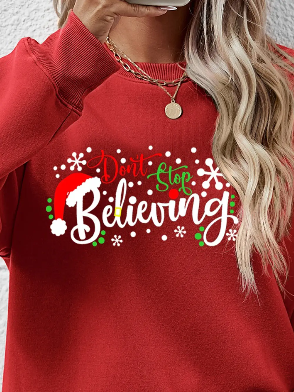 Letter Graphic Long Sleeve Sweatshirt, image 26