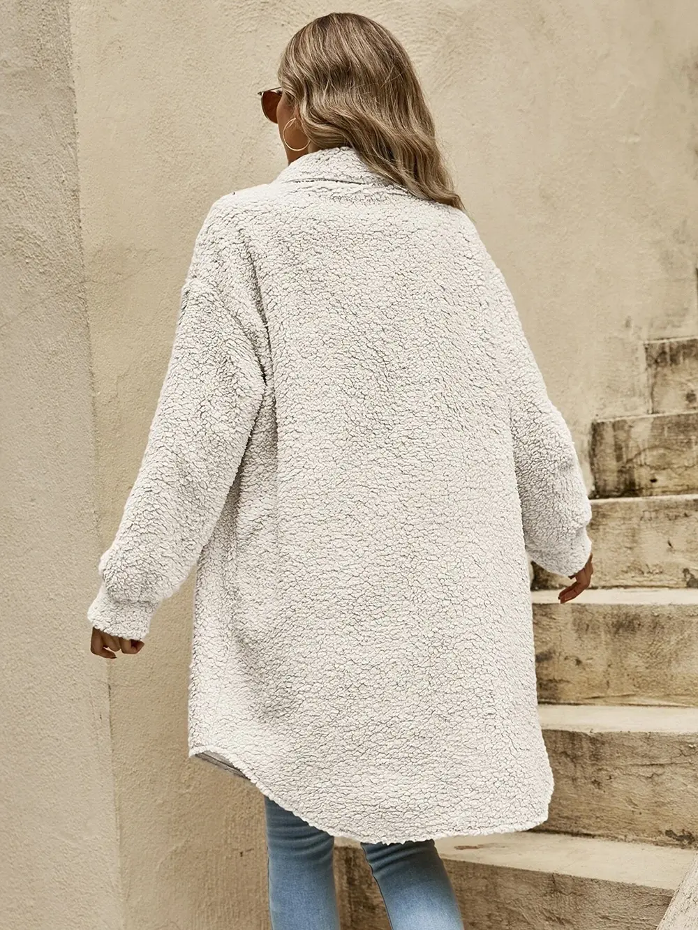 Collared Button Down Coat, image 8