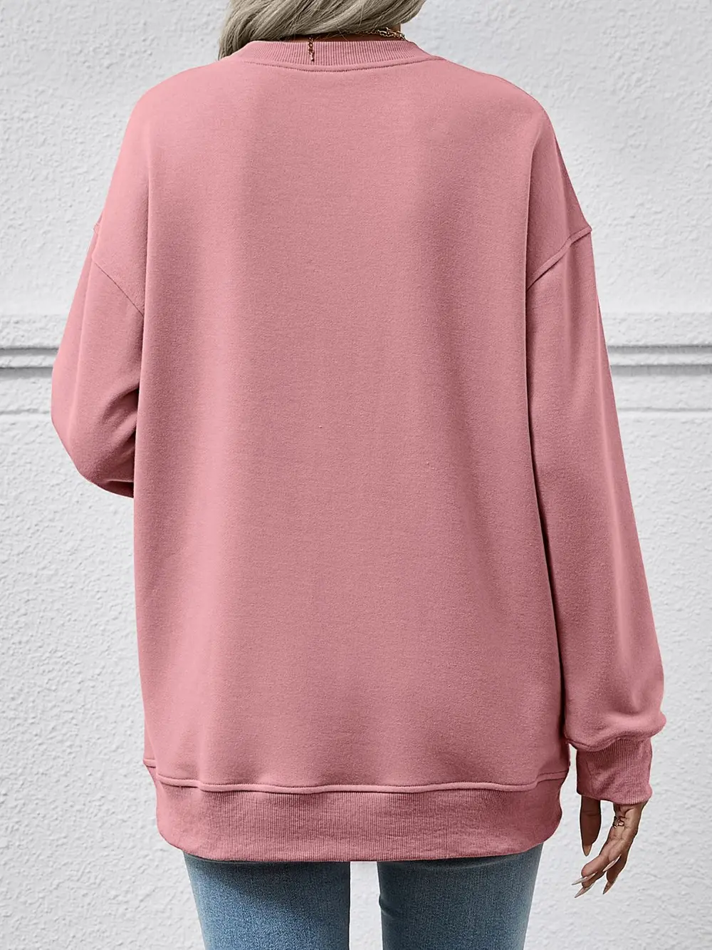 Round Neck Long Sleeve Sweatshirt, image 14