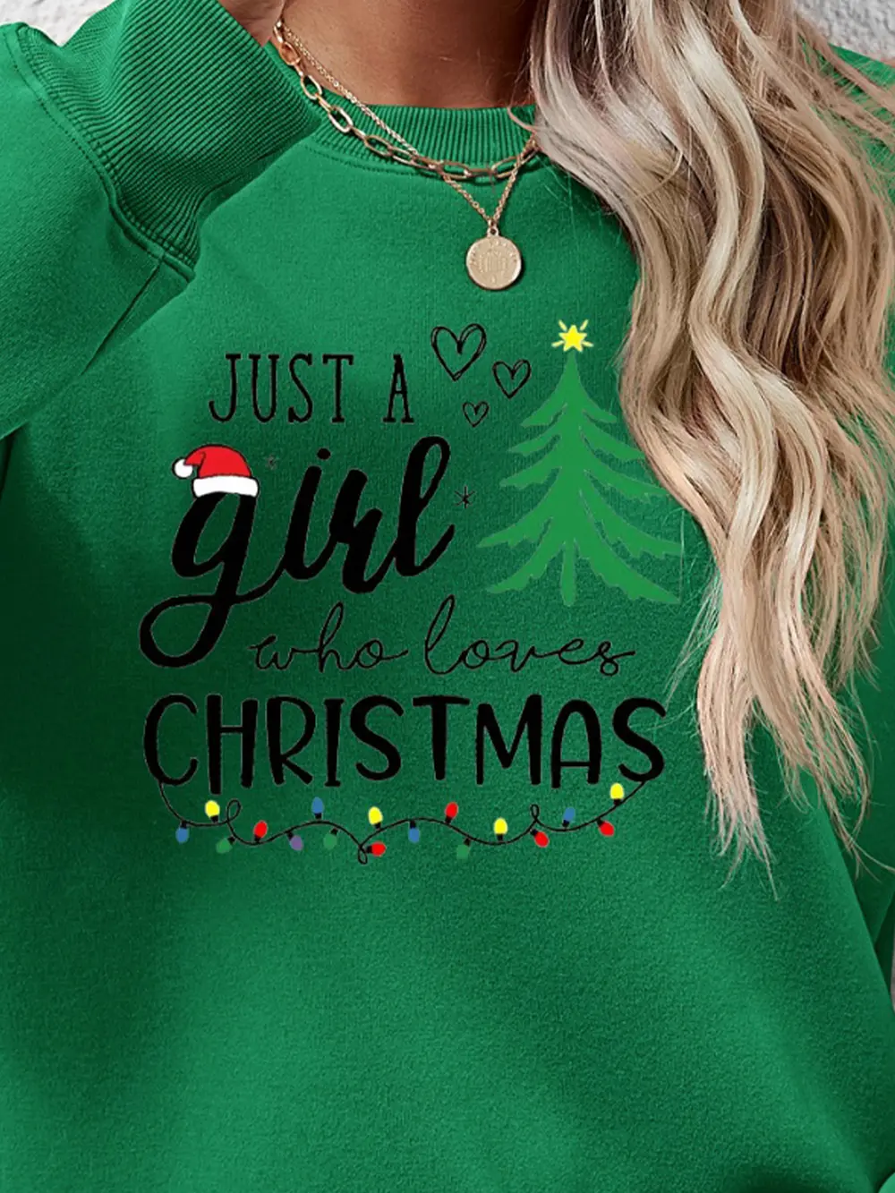 Letter Graphic Round Neck Sweatshirt, image 24