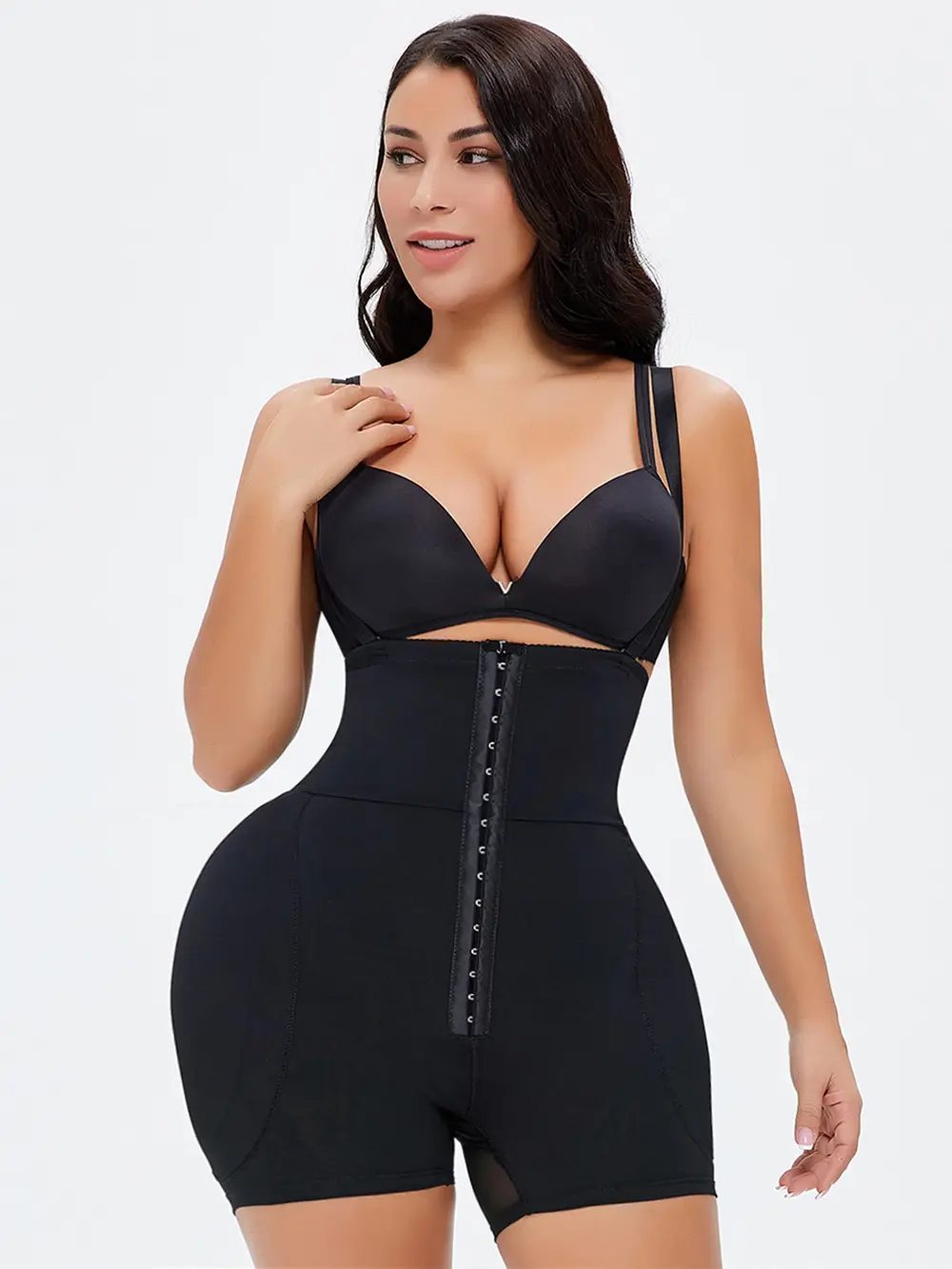 Full Size Hook-and-Eye Under-Bust Shaping Bodysuit, image 5