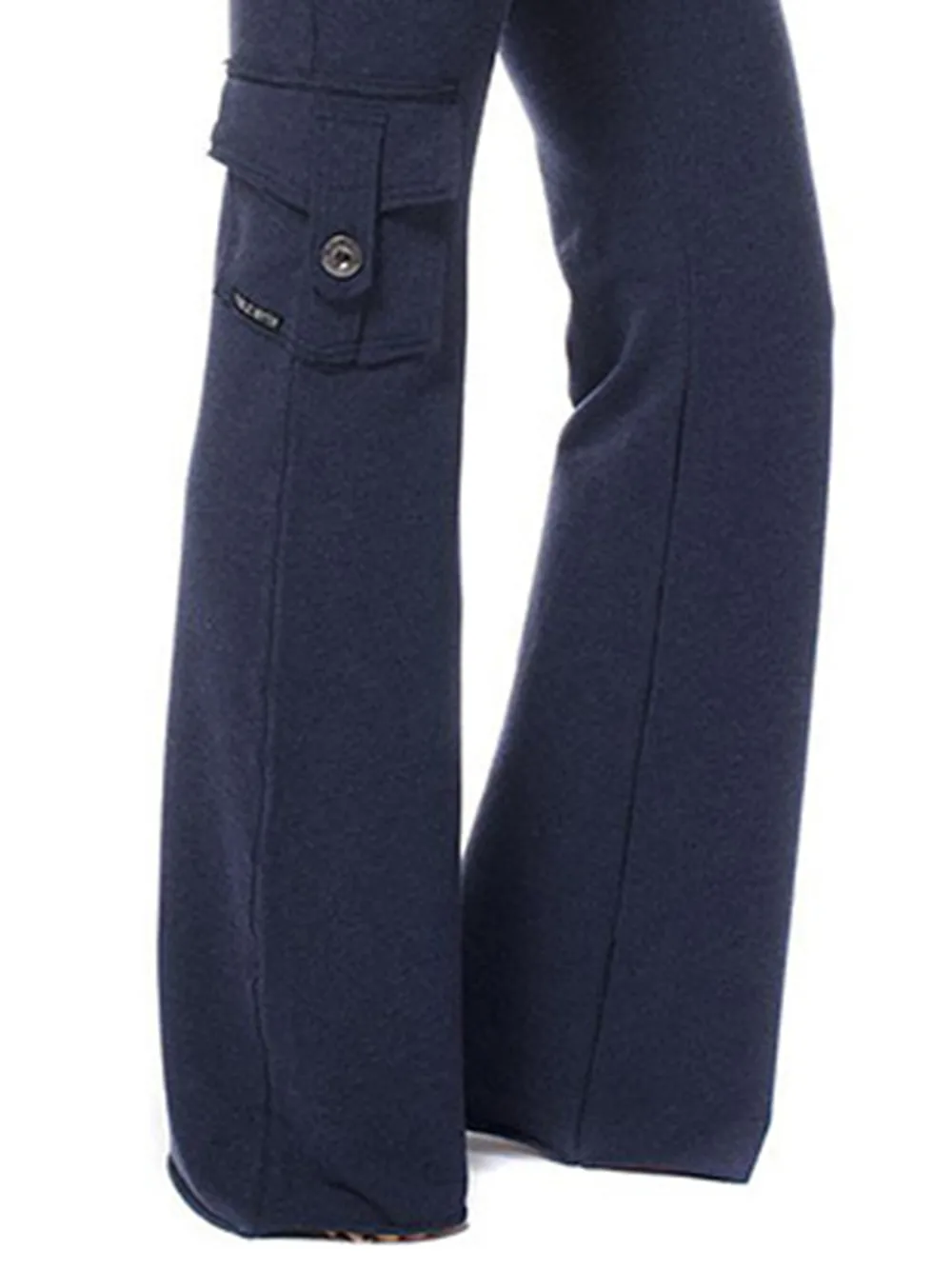 Mid Waist Pants with Pockets, image 13