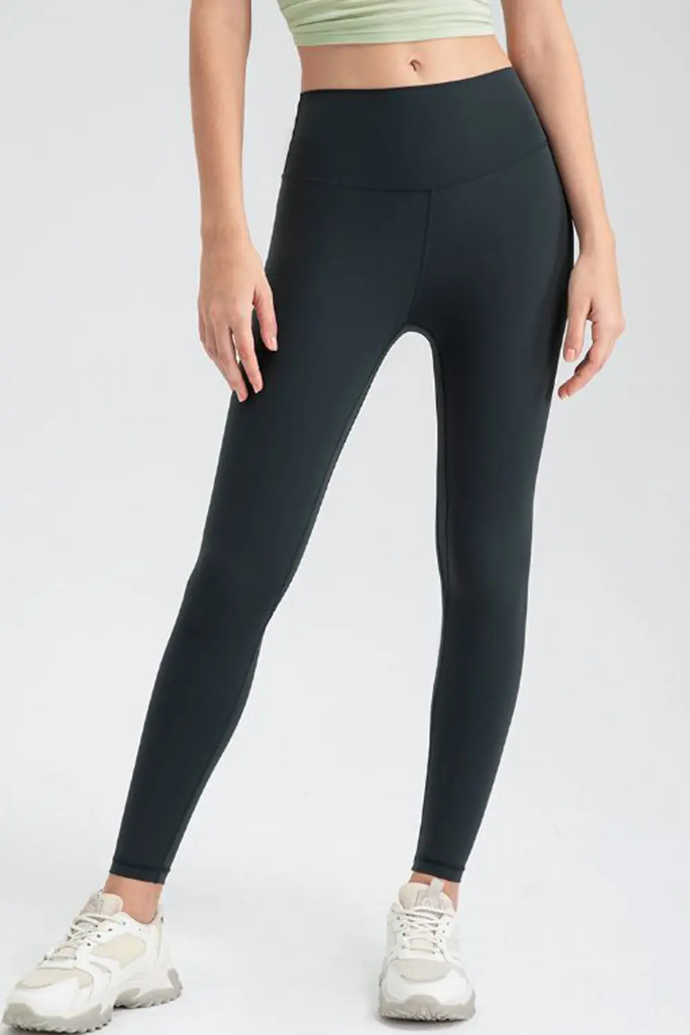 Wide Waistband Slim Fit Active Leggings, image 17
