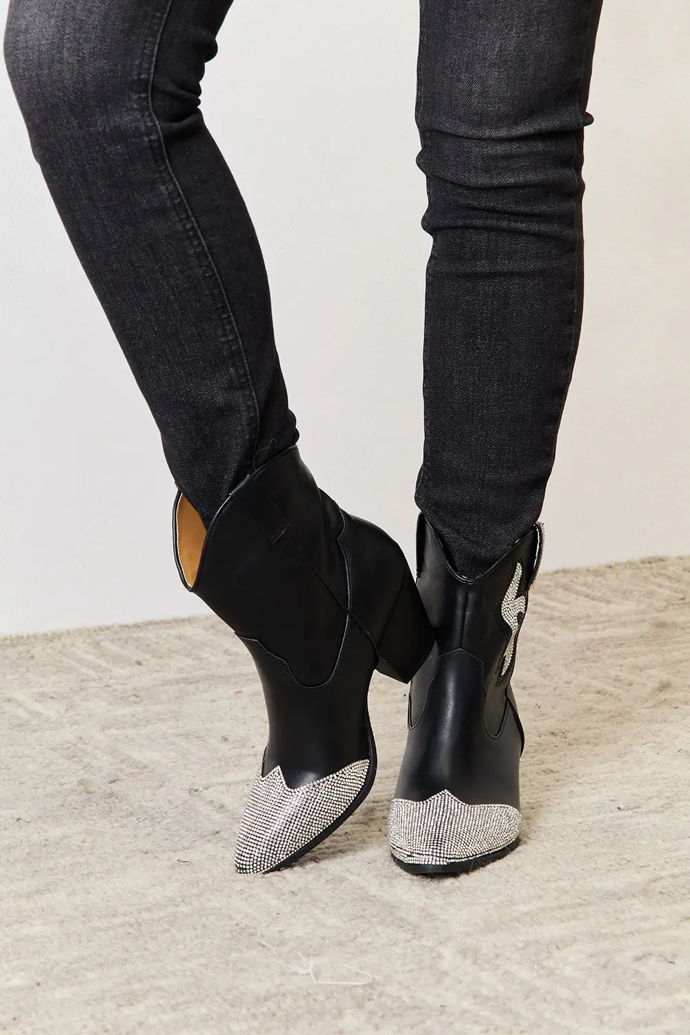 Rhinestone Pointed Boots, image 2