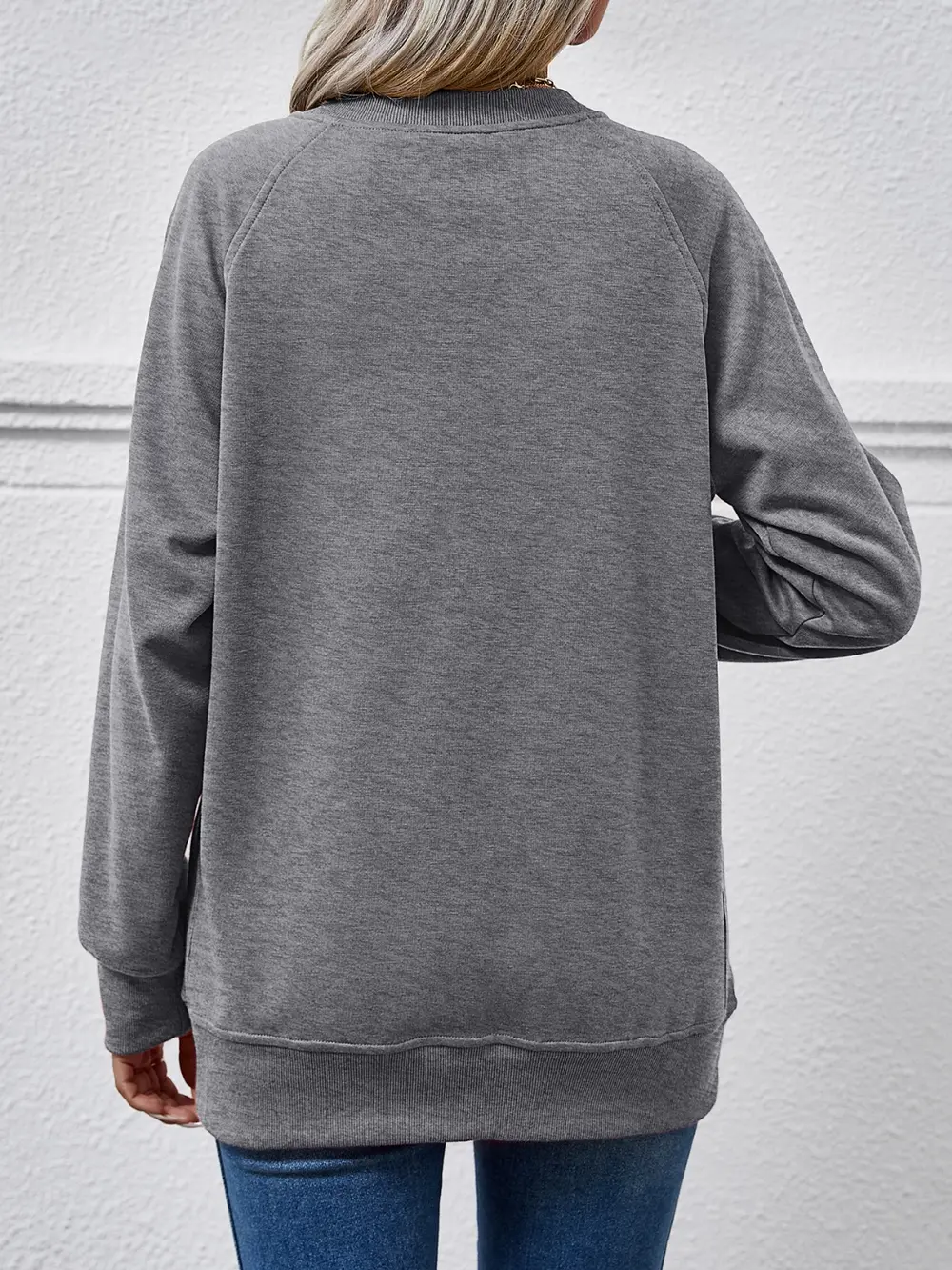 Round Neck Long Sleeve Sweatshirt, image 9