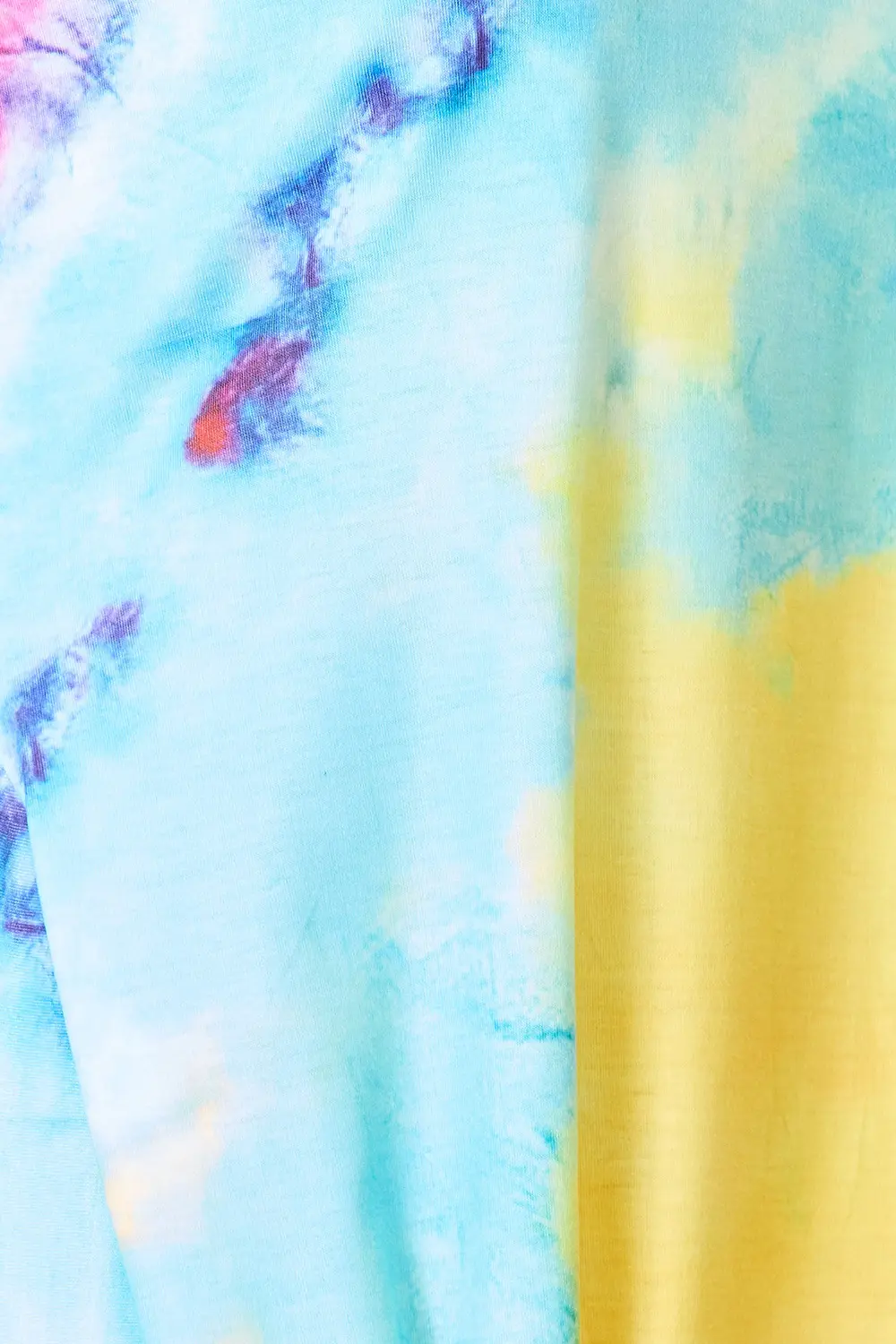 Tie-Dye V-Neck Twisted Dress, image 2