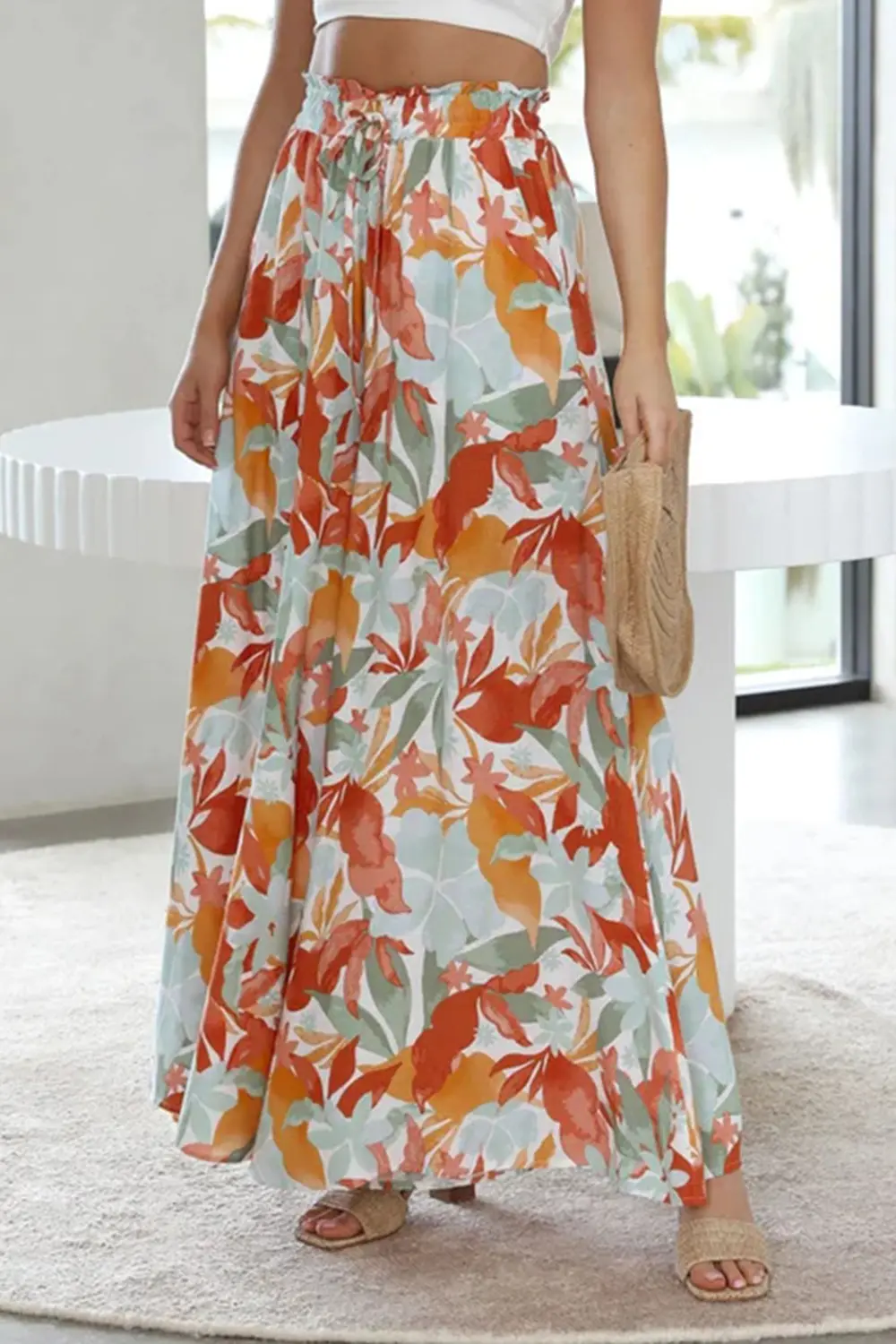 Tied Wide Leg Pants, image 3