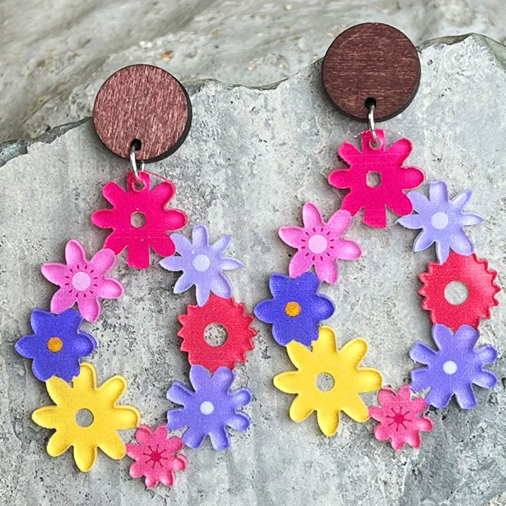 Floral Teardrop Earrings
