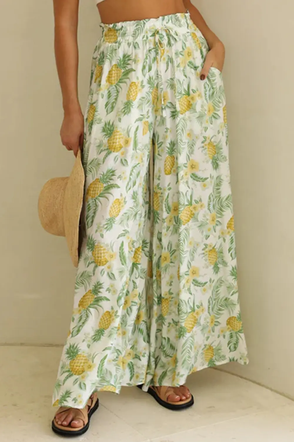 Tied Wide Leg Pants, image 7