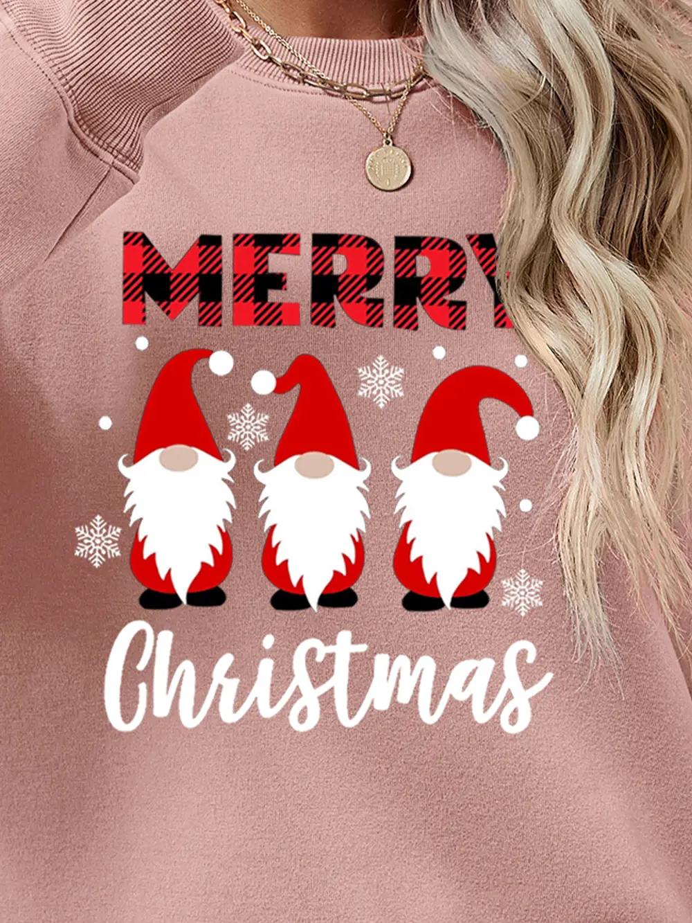MERRY CHRISTMAS Long Sleeve Sweatshirt, image 3