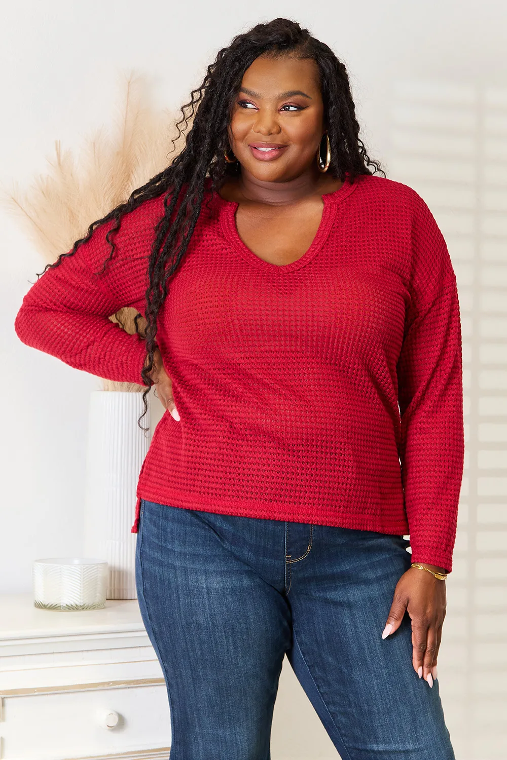 Full Size Wide Notch Relax Top, image 5