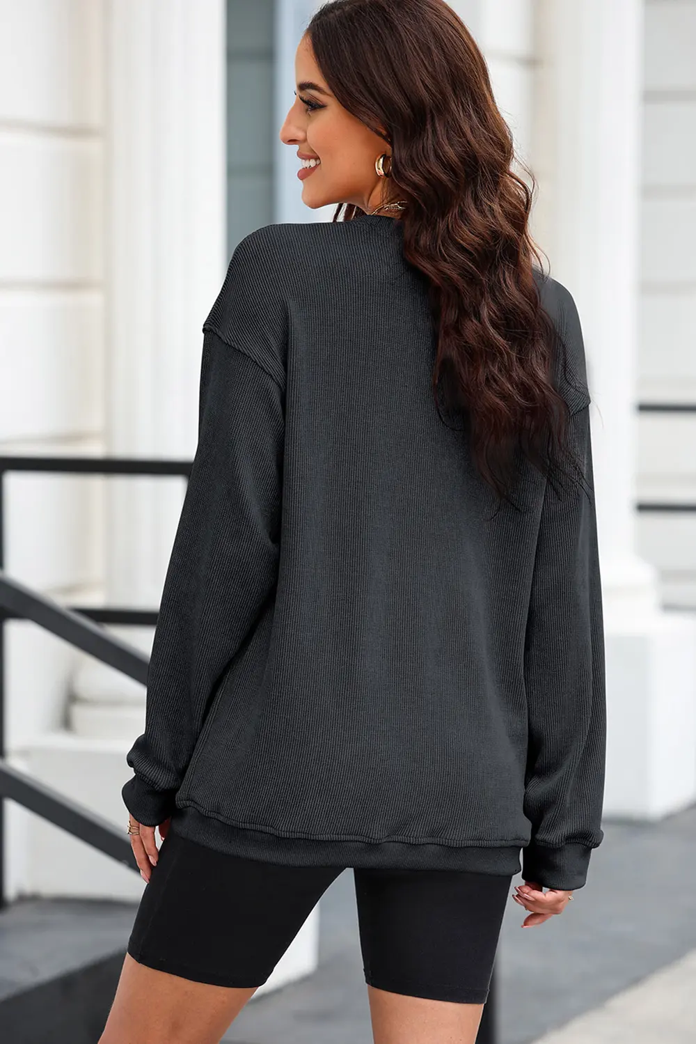Nutcracker Round Neck Long Sleeve Sweatshirt, image 2
