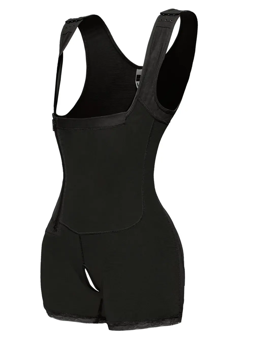 Full Size Side Zip Up Wide Strap Shapewear, image 5