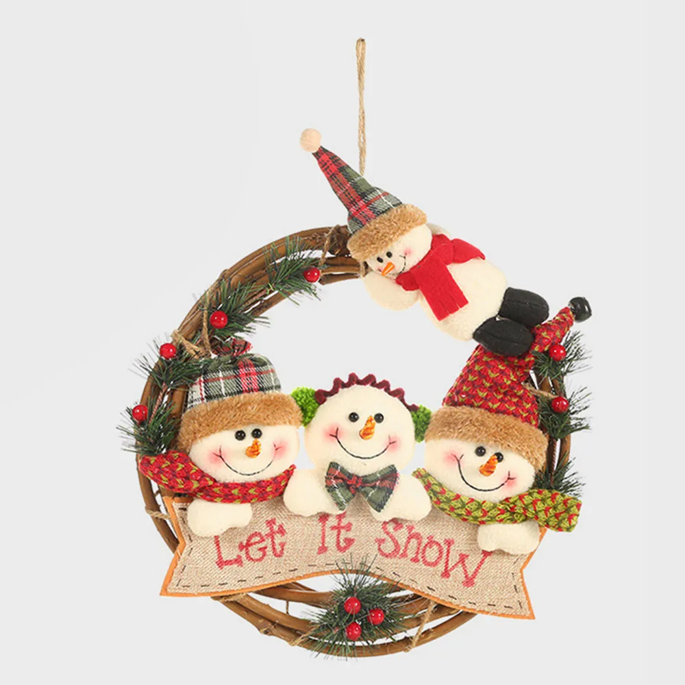 Christmas Doll Wreath Ornament, image 3