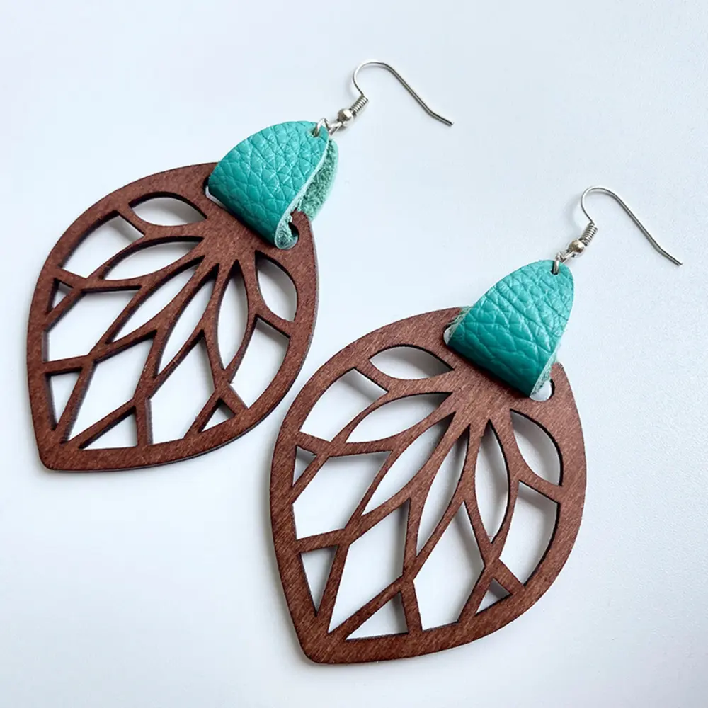 Leaf Drop Earrings, image 11